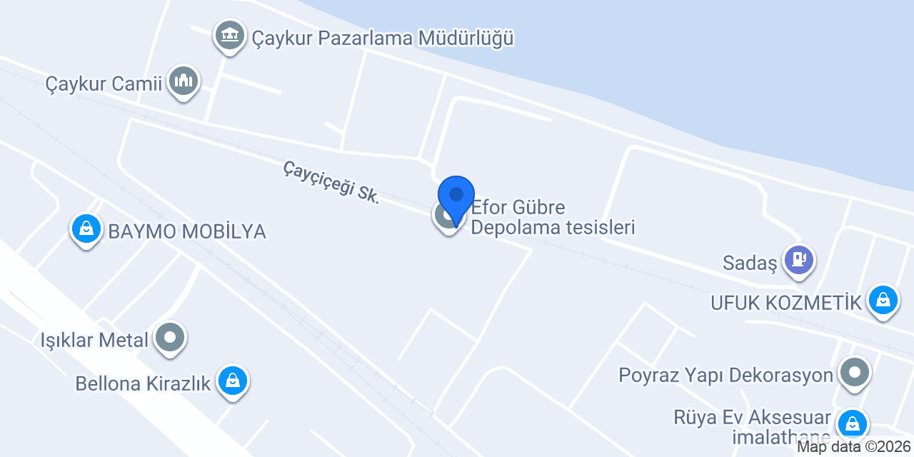 EFOR HOLDİNG konumu
