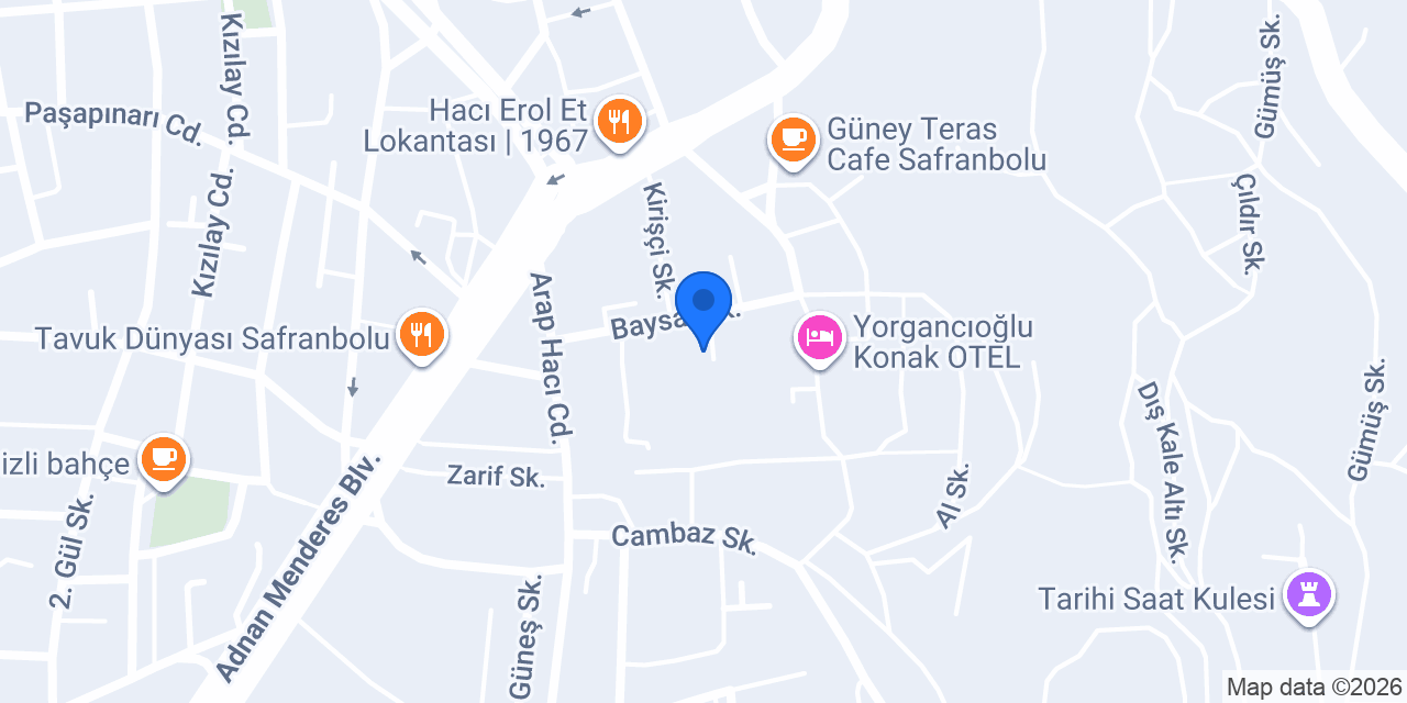 Nimet Hanım Konağı konumu
