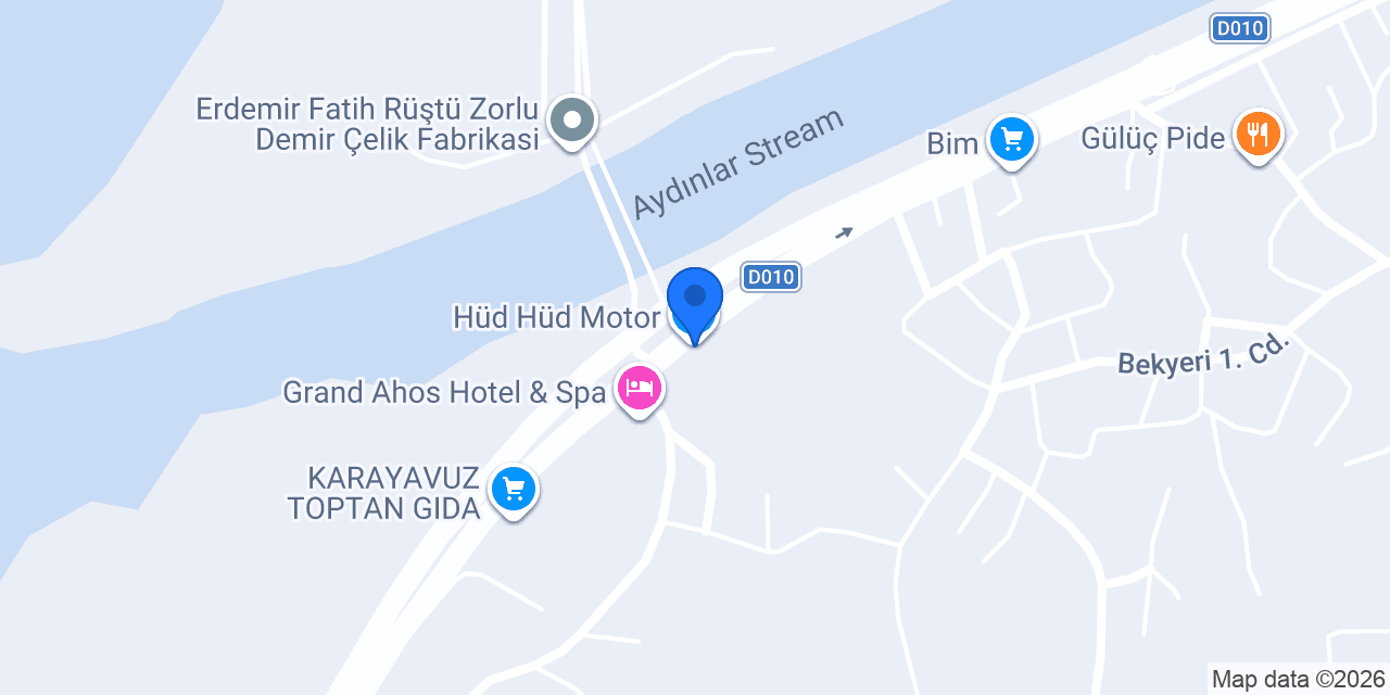 Hüd Hüd Motor konumu