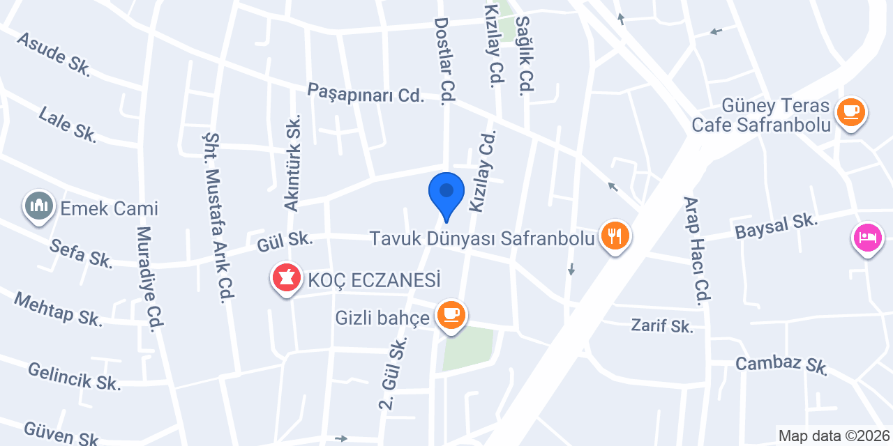 Misdik Yapı Dekorasyon konumu