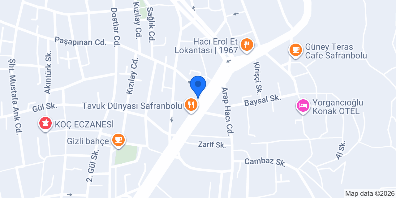 Doyum Pide Salonu konumu
