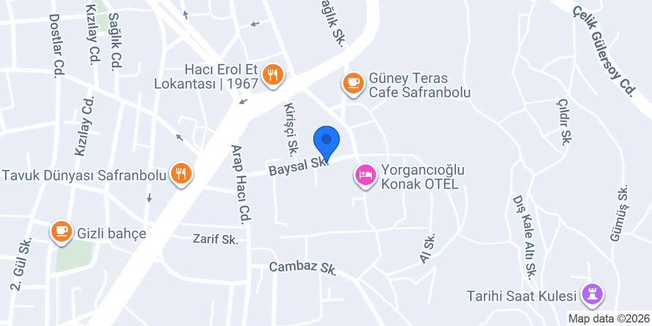 Hanköy Butik Otel Cafe konumu