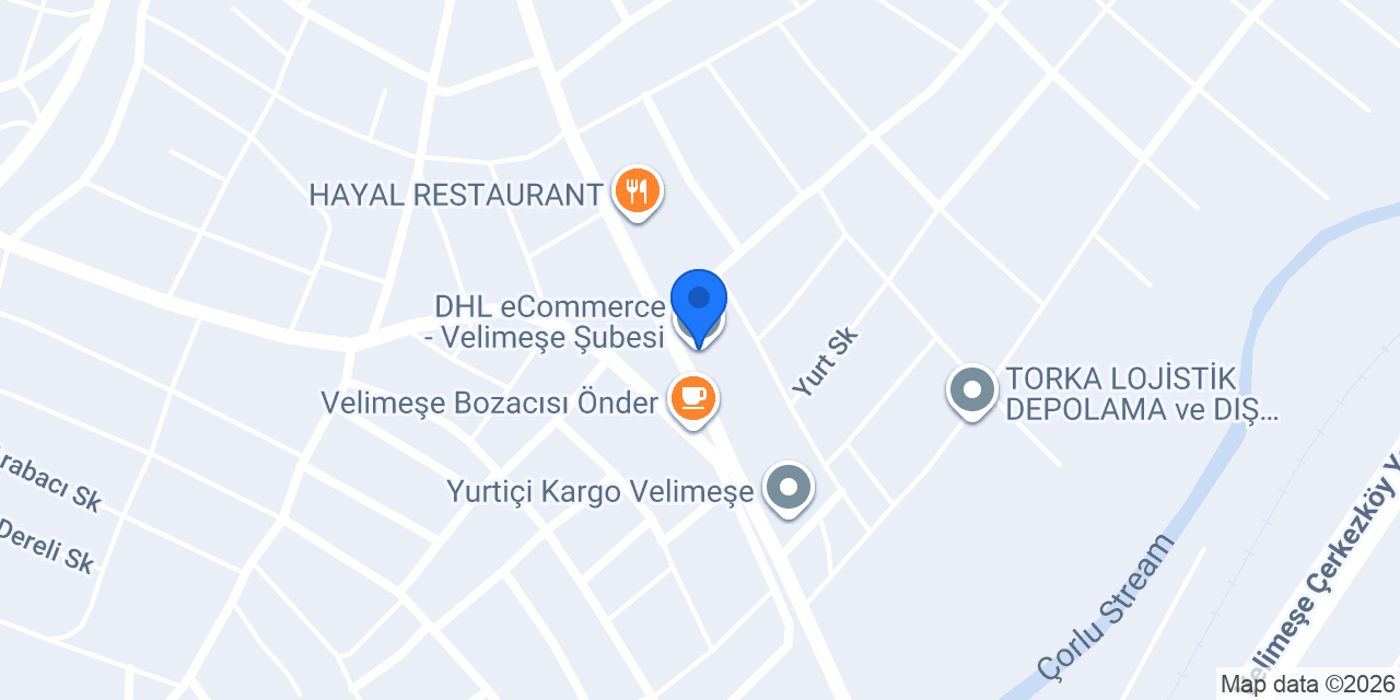DHL eCommerce - Velimeşe Şubesi konumu