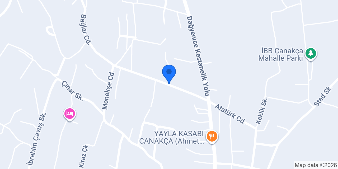 Oturak Besi Çiftliği konumu