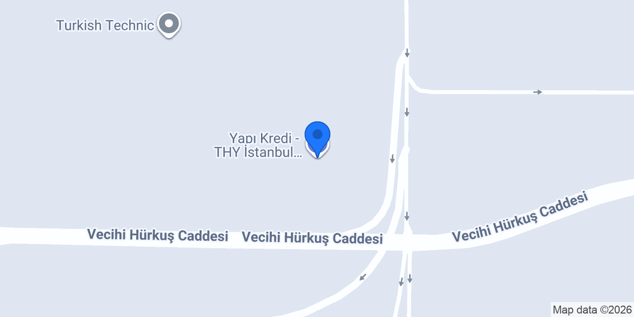 Yapı Kredi - THY İHL Operasyon Şubesi konumu
