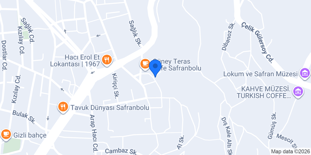 Adalar Cafe konumu