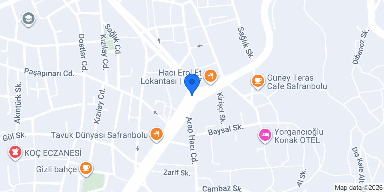 Gözde Yufka Kadayıf konumu