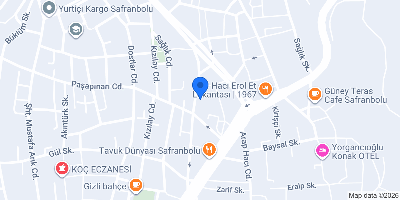 Cihan erkek kuaforu konumu