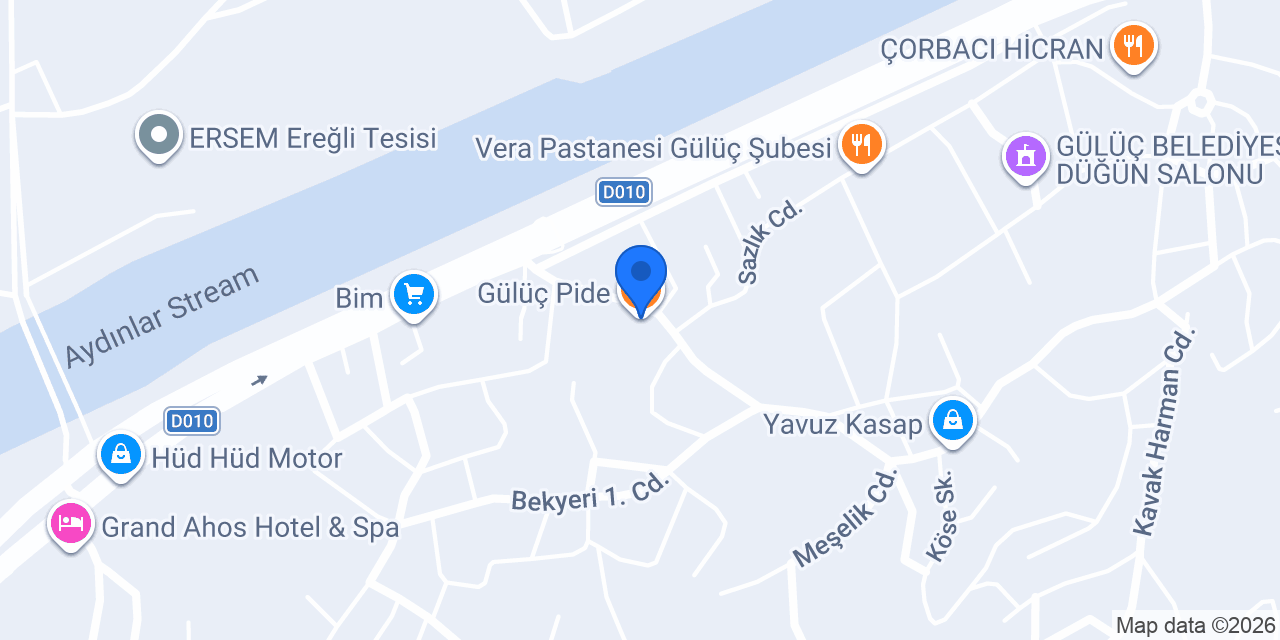 Gülüç Pide konumu