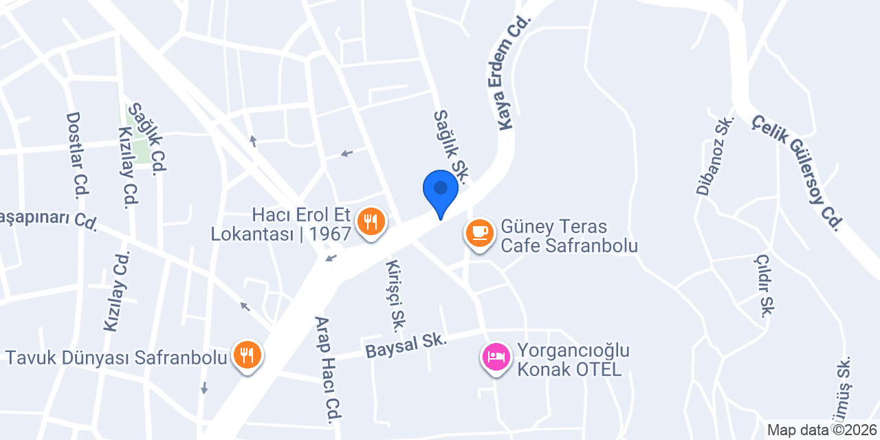 Sefa Pansiyon konumu