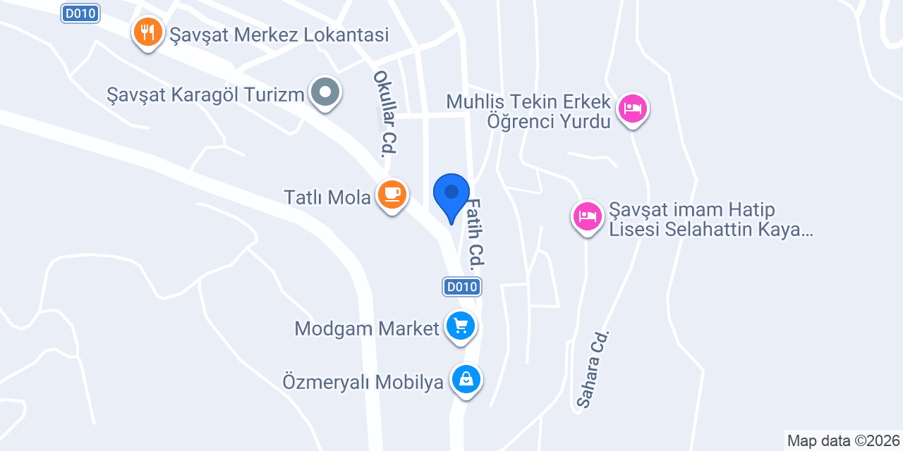 Avcı yapı inşaat dekorasyon konumu