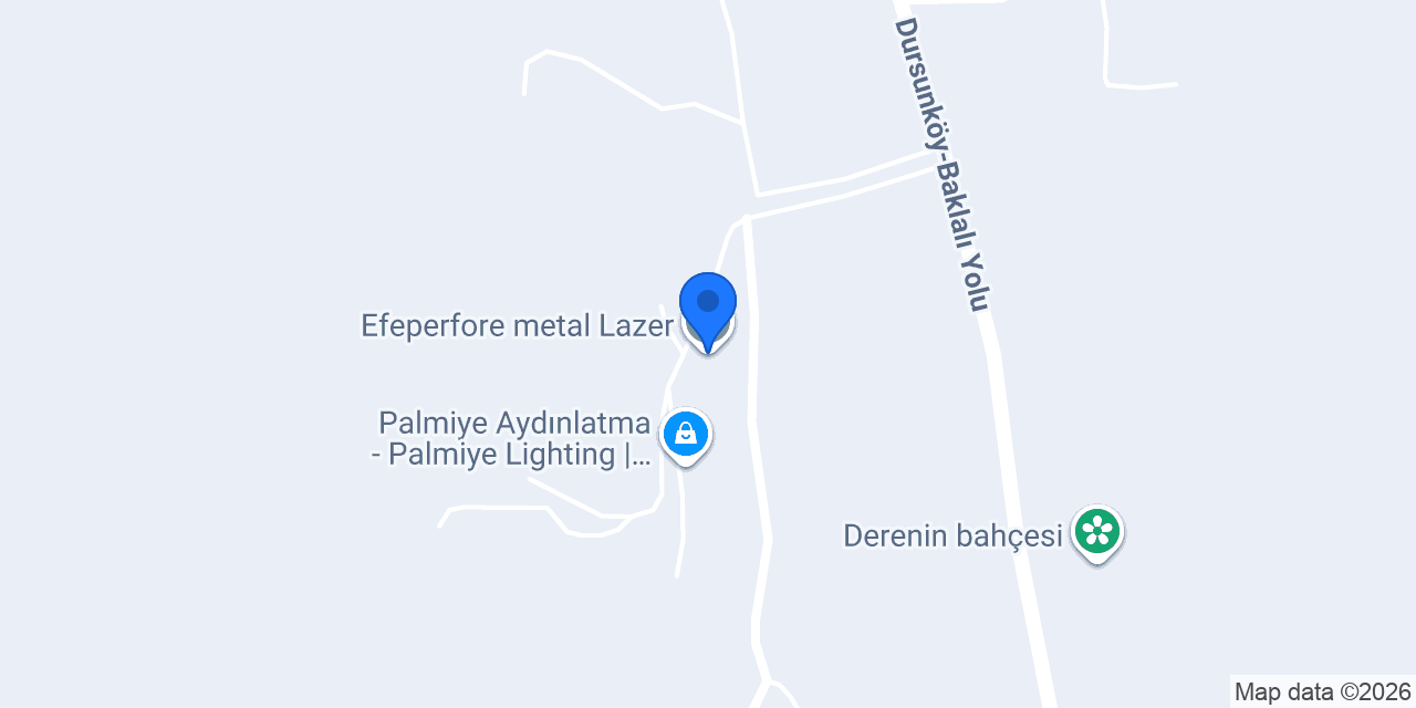 Efeperfore metal Lazer konumu