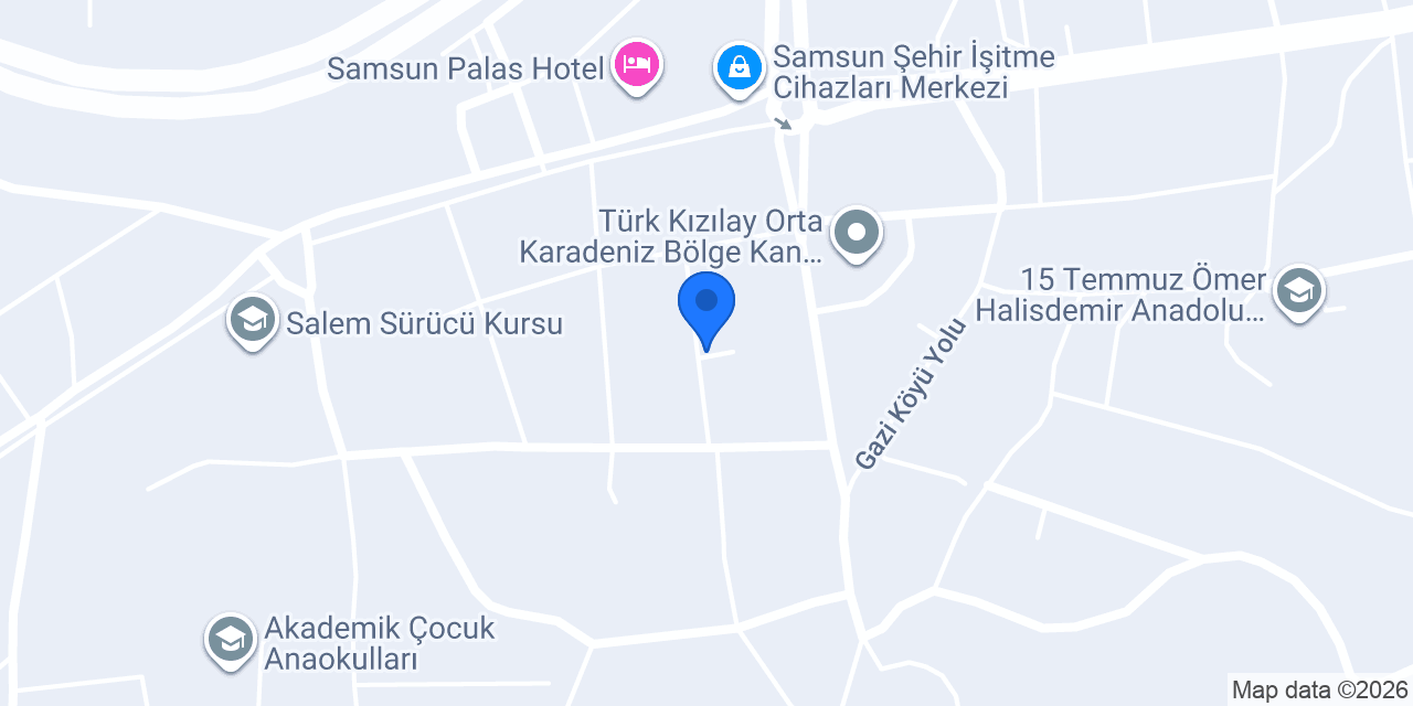 Samsun Çakır Vinç Platform konumu