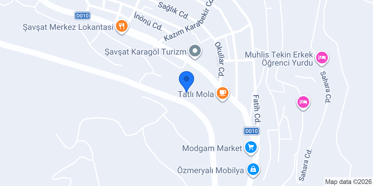 Ptt-şavşat Şubesi konumu