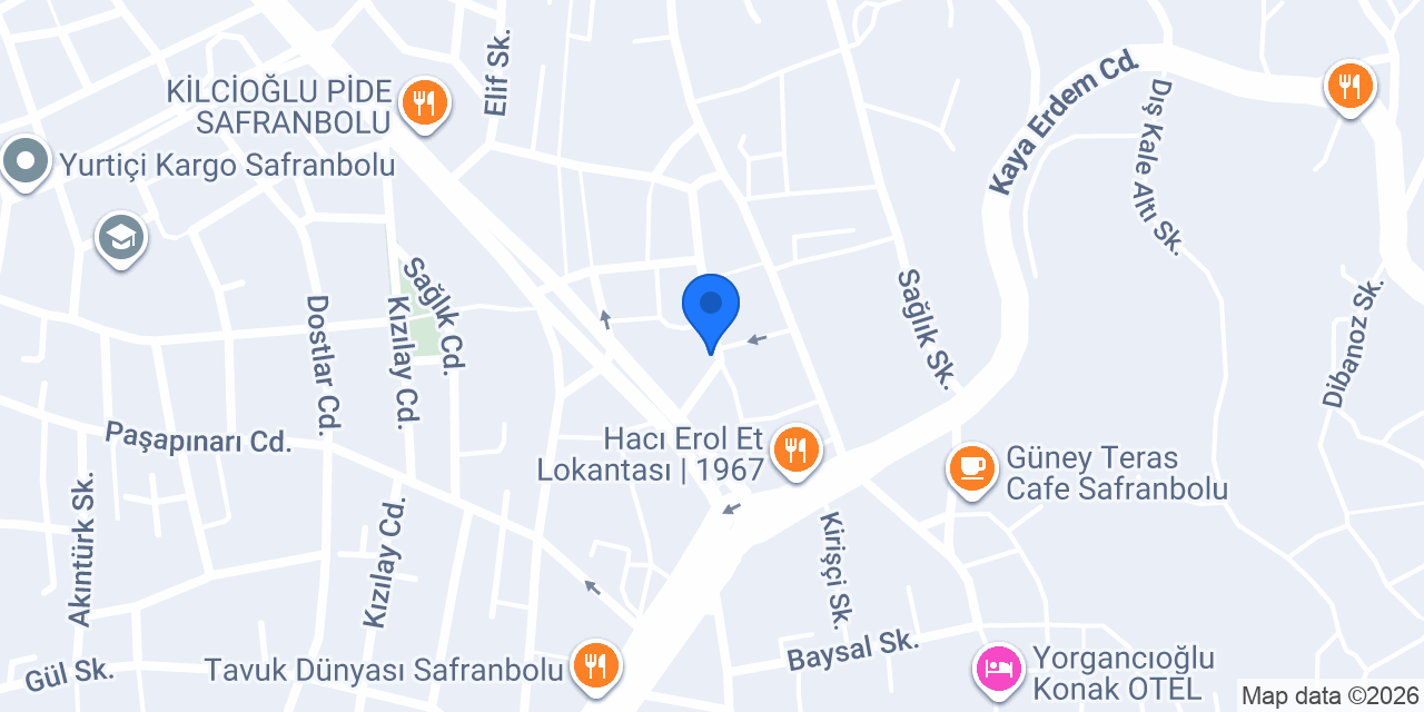 Hanzade Restaurant konumu