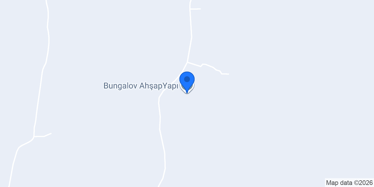 Bungalov AhşapYapı konumu