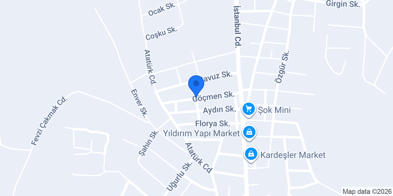 Akacak Mobilya Orman Ürünleri konumu