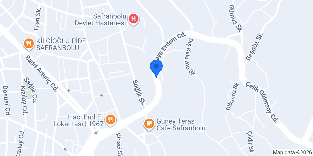 Safranbolu konumu