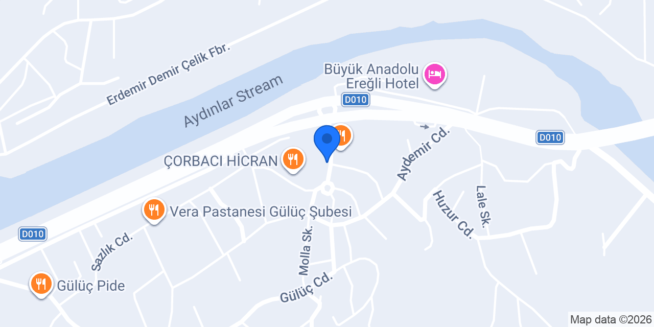 GÜLÜÇ KASABI konumu