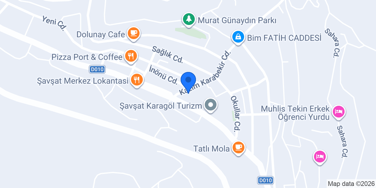 Merkez Taksi Durağı konumu