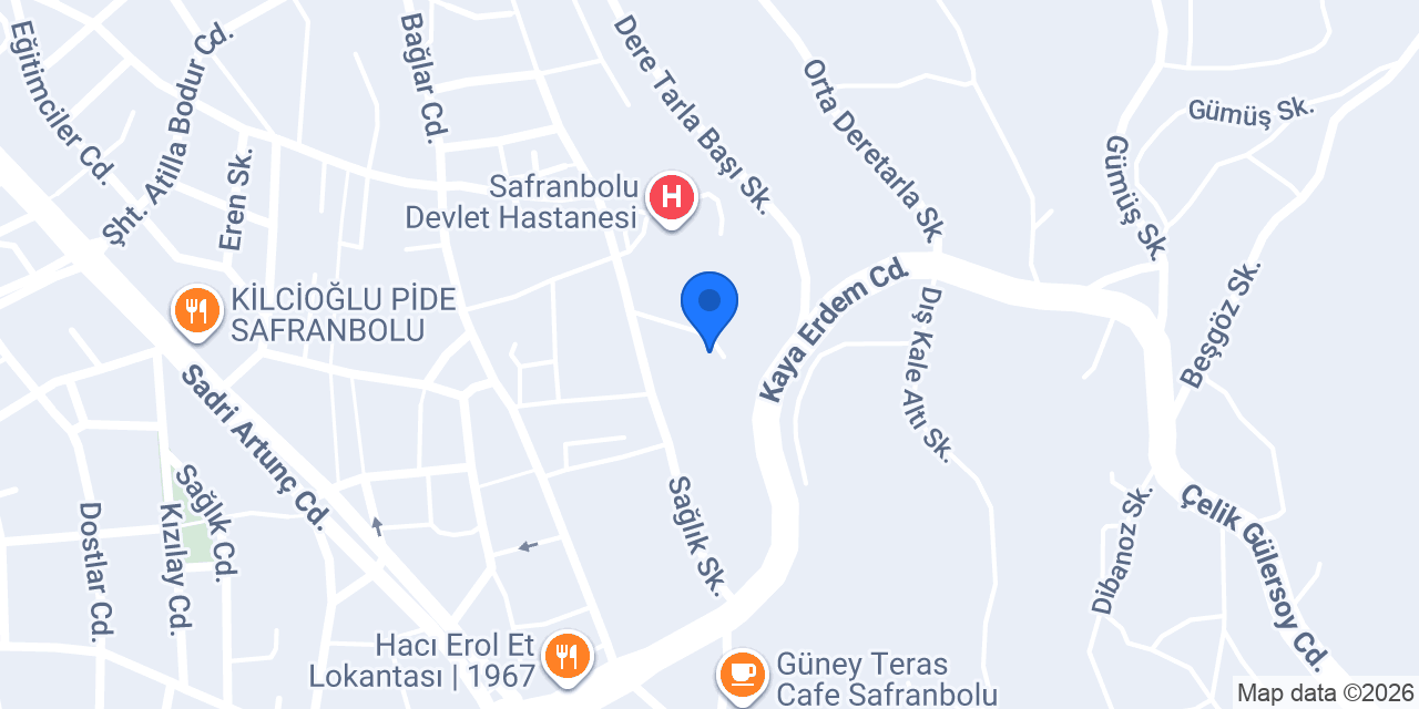 SAFRANBLUE KONAKLAMA konumu
