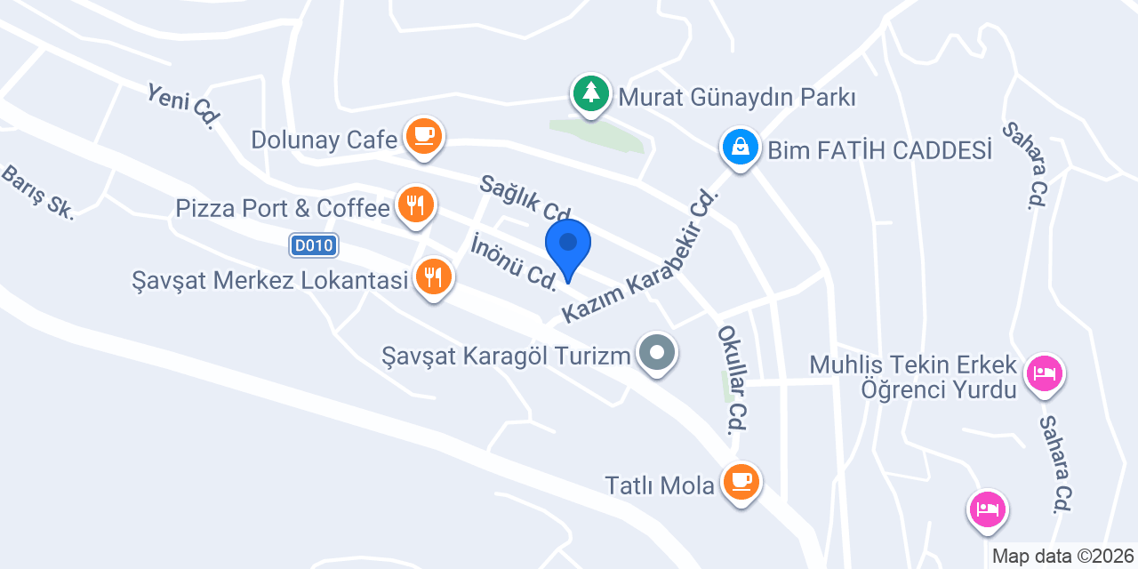 Şavşat Damla Çiçek Dünyası konumu