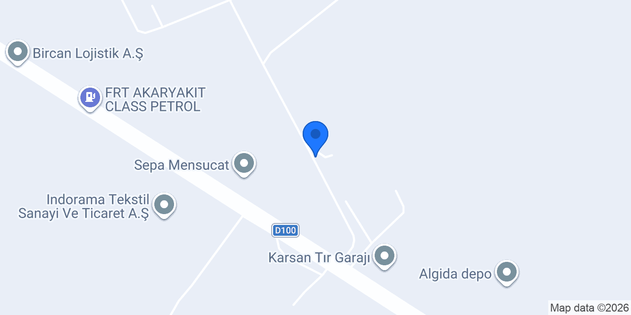 Bayramlar Dokuma Tekstil A.Ş. konumu