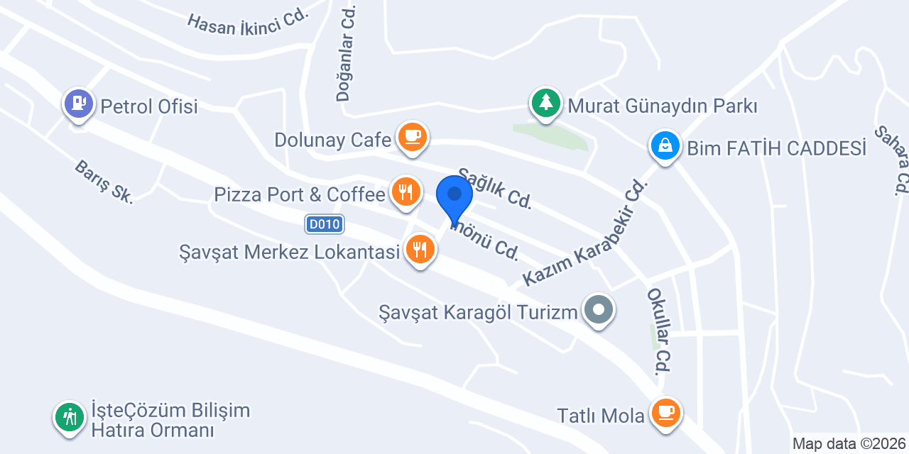 Şavşat Osman Park Taksi konumu