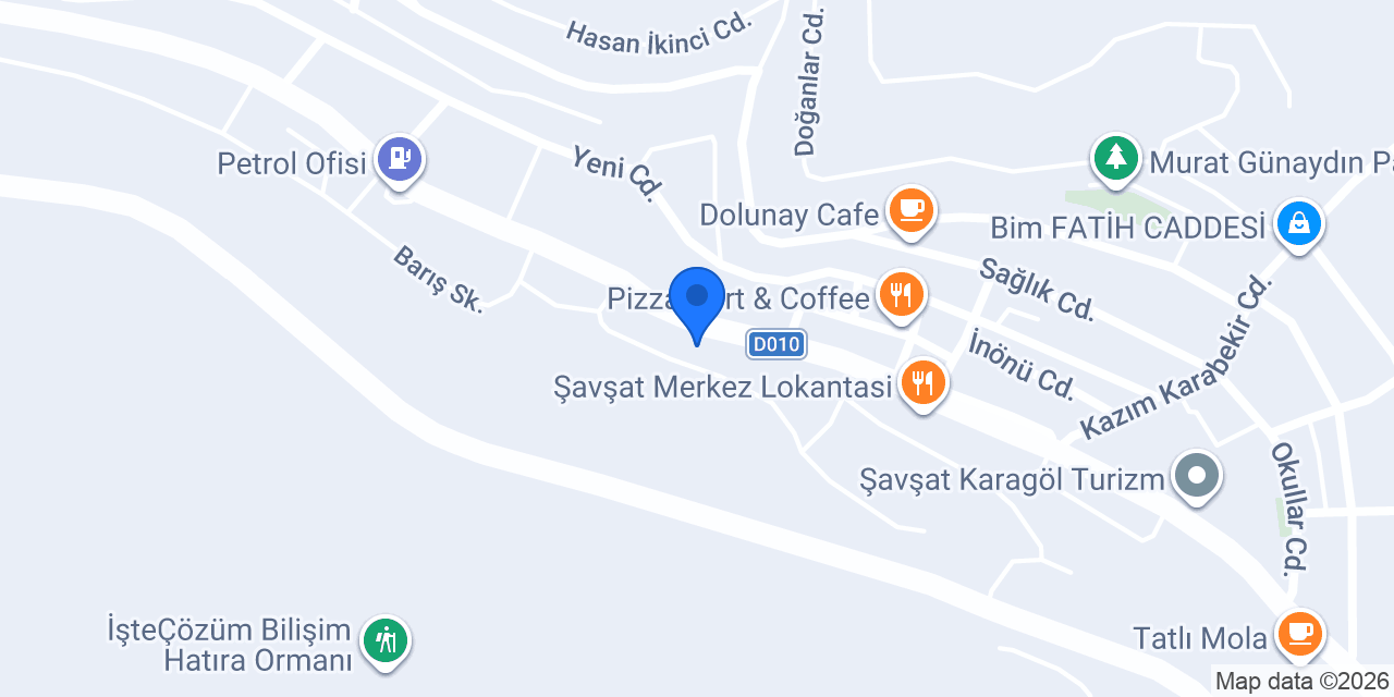 Güneş Cafe konumu
