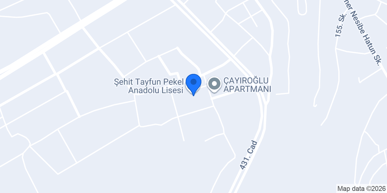 Şehit Tayfun Pekel Anadolu Lisesi konumu