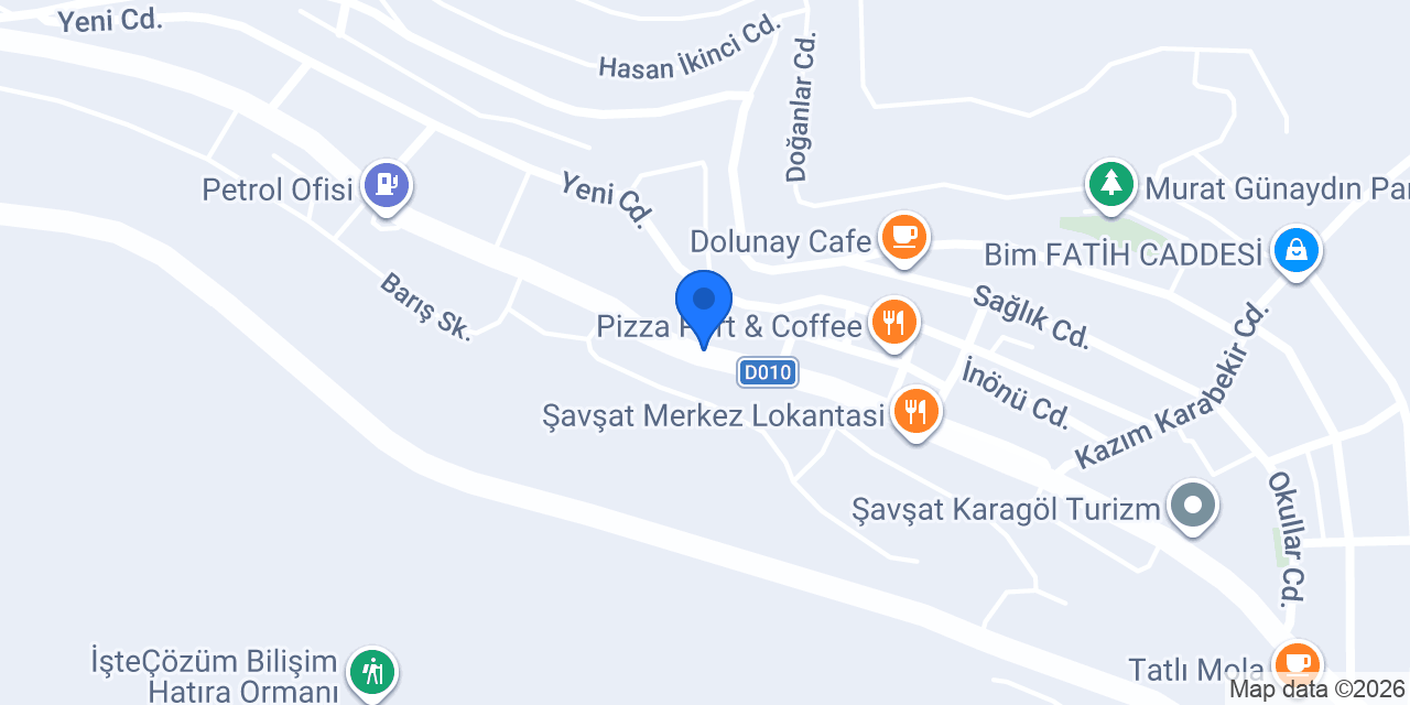 Şavşat Simit Center konumu