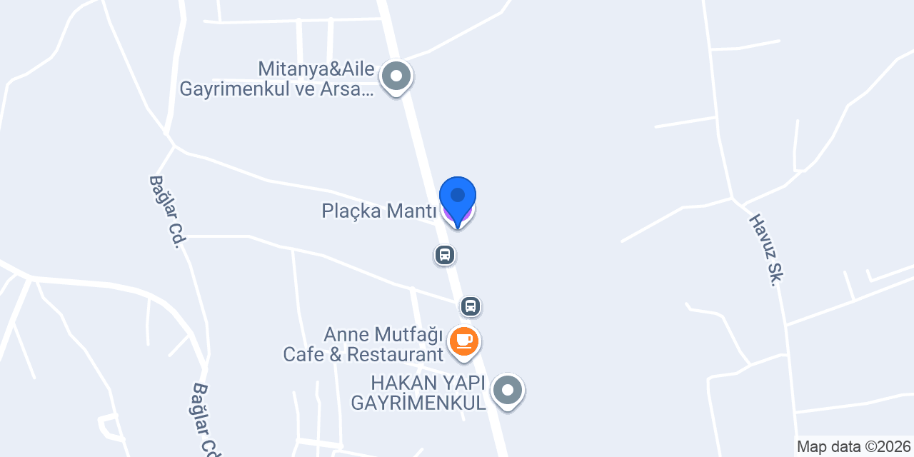Plaçka Mantı konumu