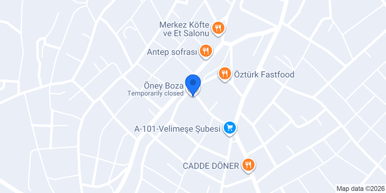 Öney Boza konumu
