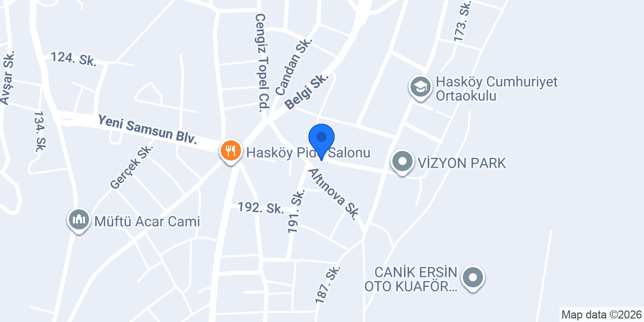 Yıldızoğulları İnşaat konumu