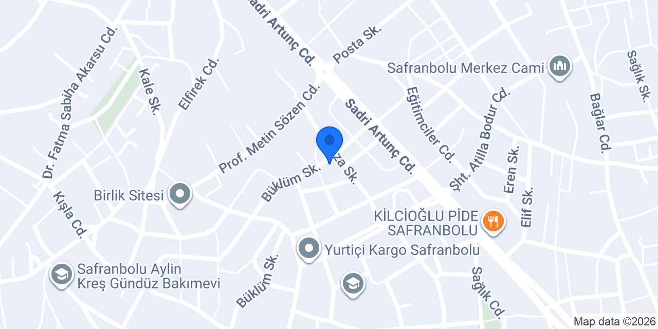 Zeynep Butik Cafe konumu