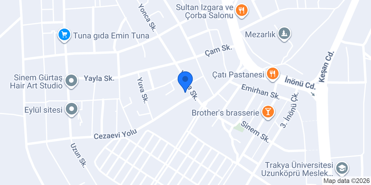 Eren Pastane Cafe konumu