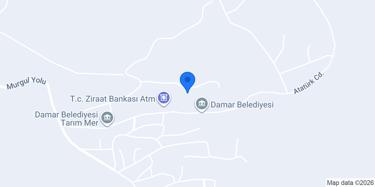 Damar Ortaokulu konumu