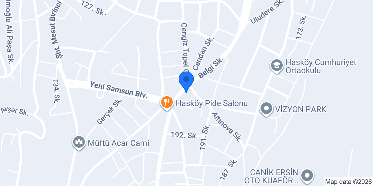 Haskoy doner konumu