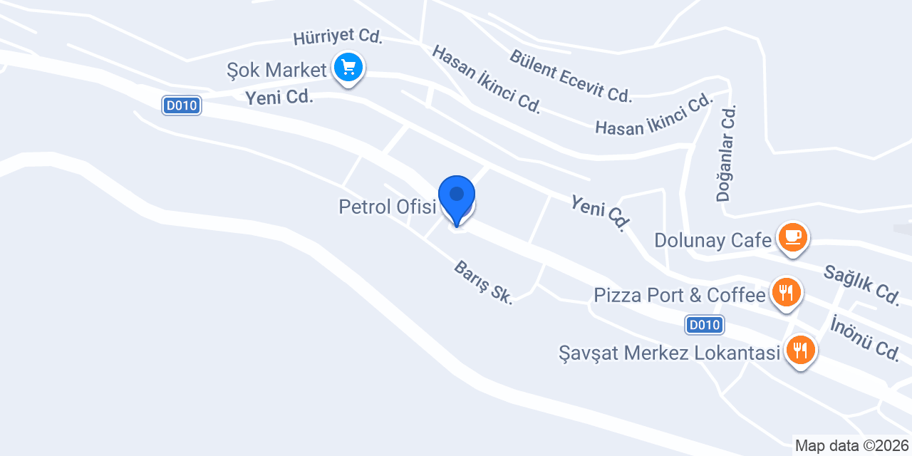 Petrol Ofisi konumu