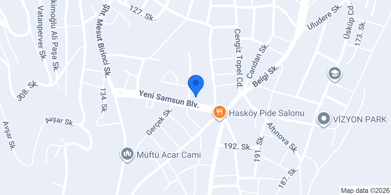 Mavi & Yeşil Sitesi konumu