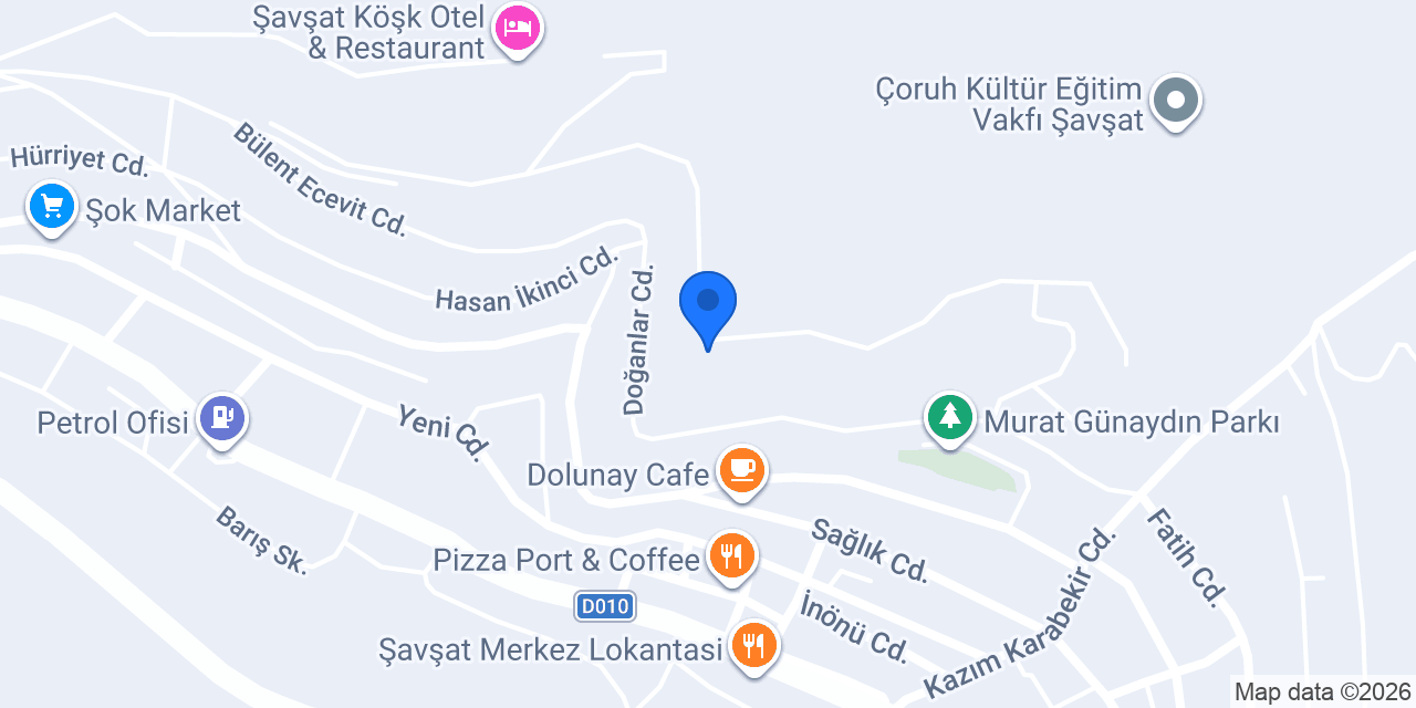 Savsat etobus konumu