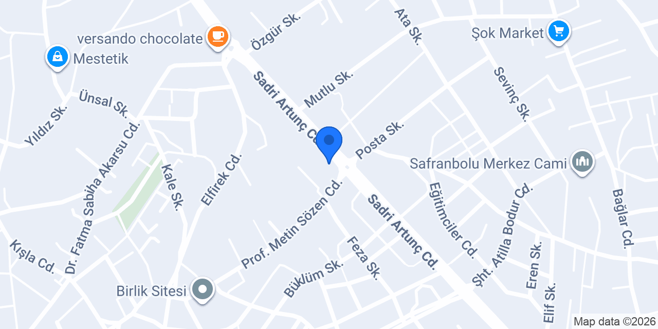 Ptt-adliye Sarayı Şubesi konumu