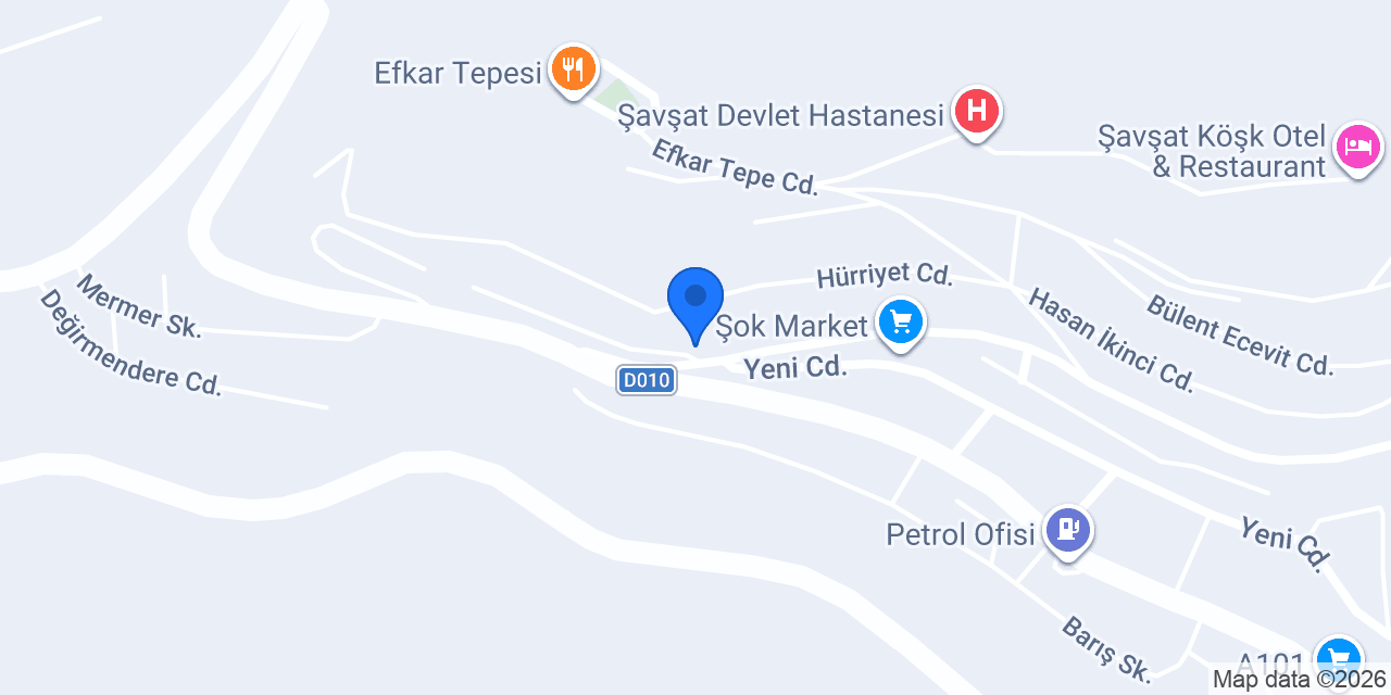 Şavşat Çok Programlı Lisesi konumu