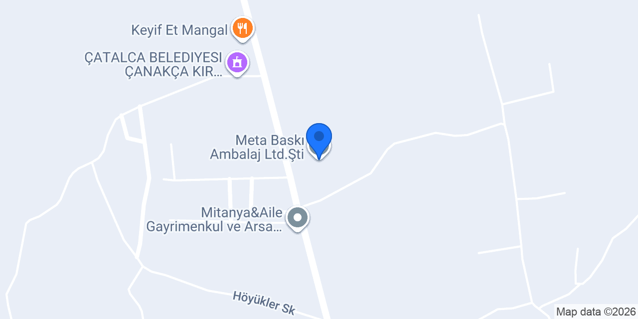Meta Baskı Ambalaj Ltd.Şti konumu