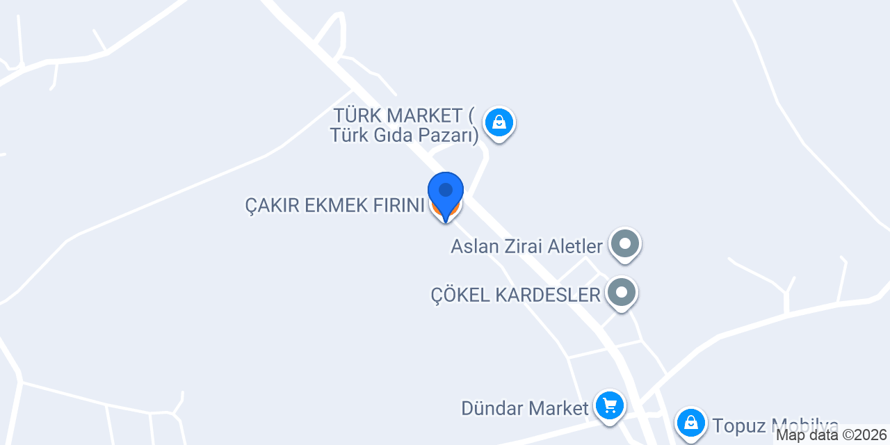ÇAKIR EKMEK FIRINI konumu