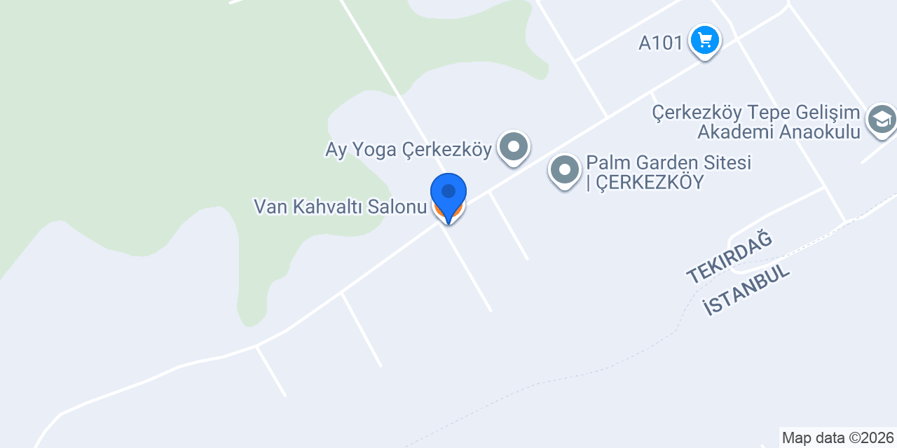 Van Kahvaltı Salonu konumu