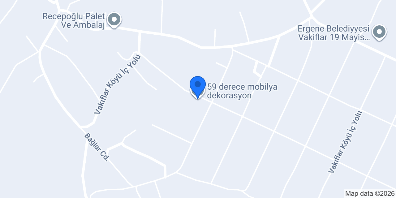 59 derece mobilya dekorasyon konumu