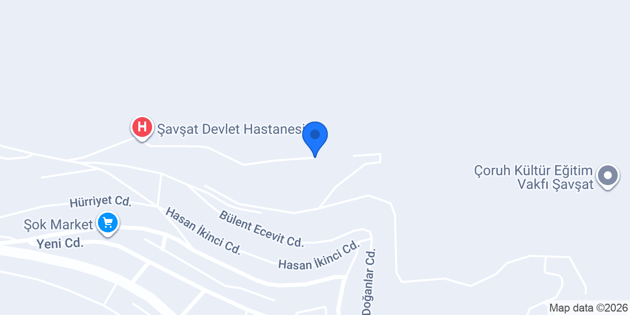 Şavşat Köşk Otel & Restaurant konumu