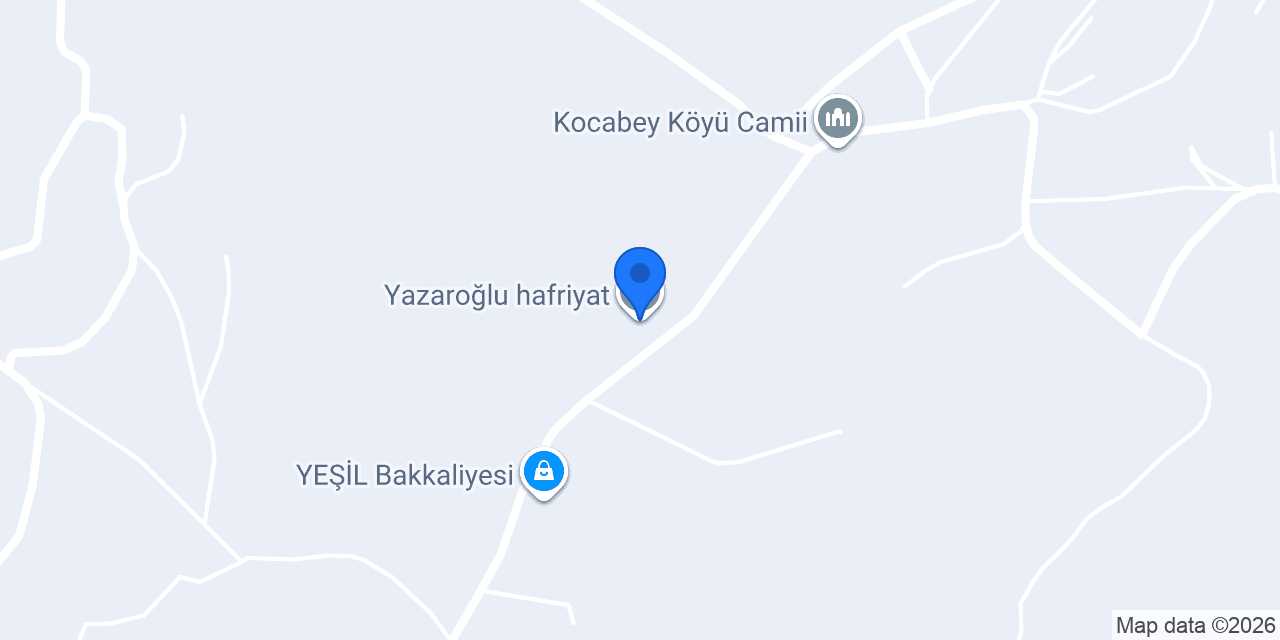 Yazaroğlu hafriyat konumu