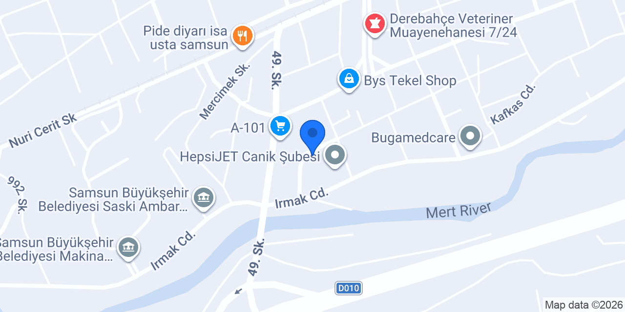 Dinç motor yedek parça konumu